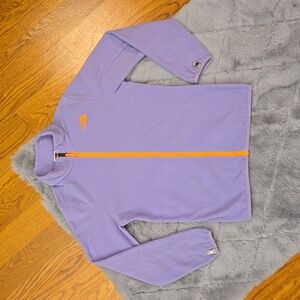 The North Face Purple/Orange Fleece Jacket, Girls Large, Great Condition